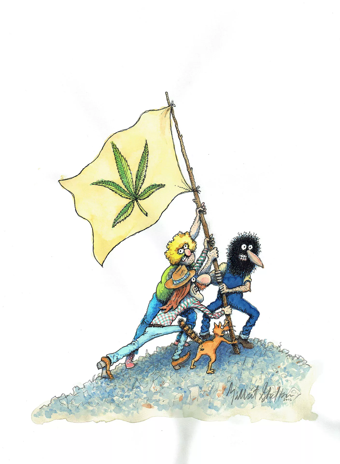 Gilbert SHELTON — The Freak Brothers – Fifty Freaking years – COVER Gilbert SHELTON — The Freak Brothers – Fifty Freaking years – COVER