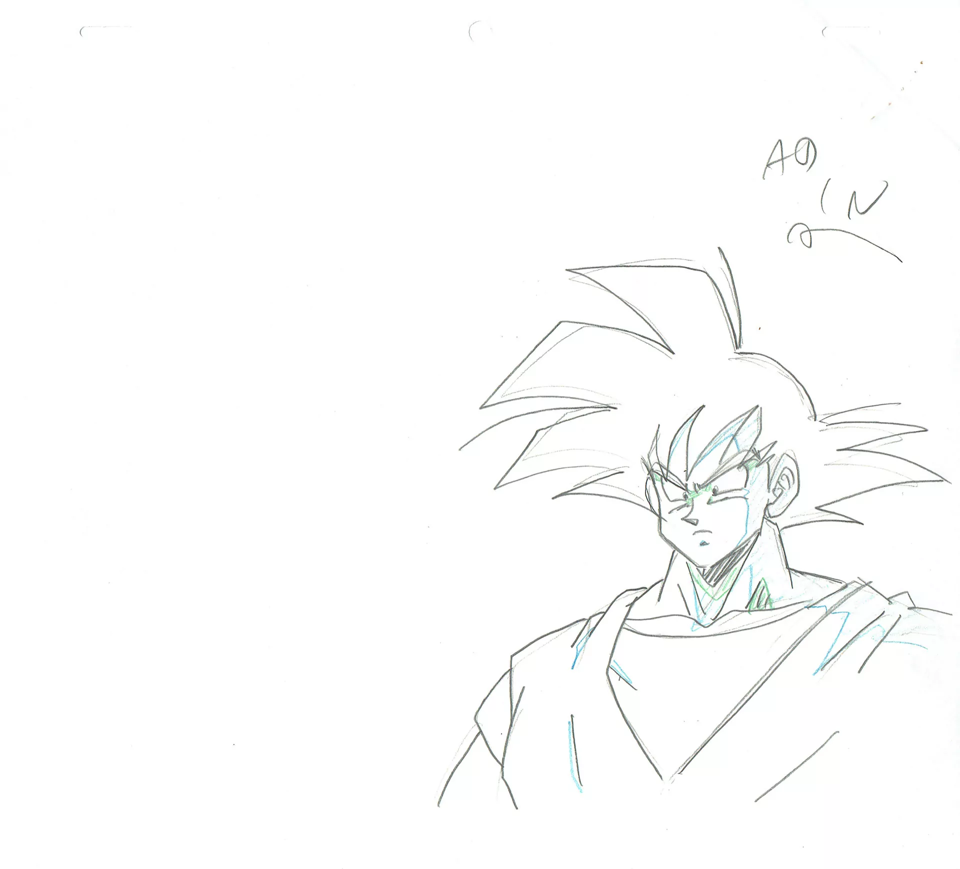 TORIYAMA Akira - DRAGON BALL — Genga – Son Goku – Dragon Ball Z – DBZ – 4116