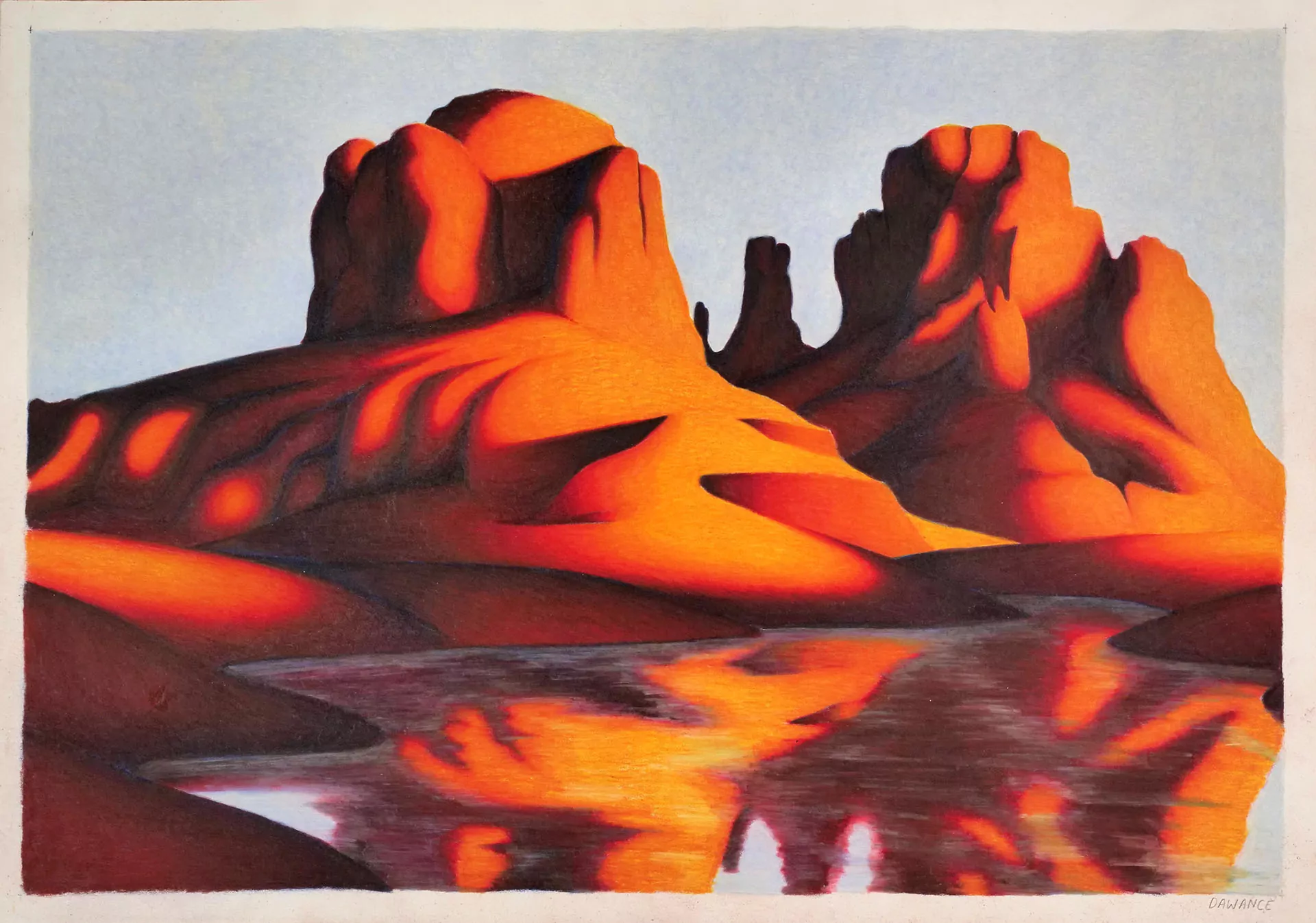 Pierre DAWANCE — illustration – Montagnes rocheuses