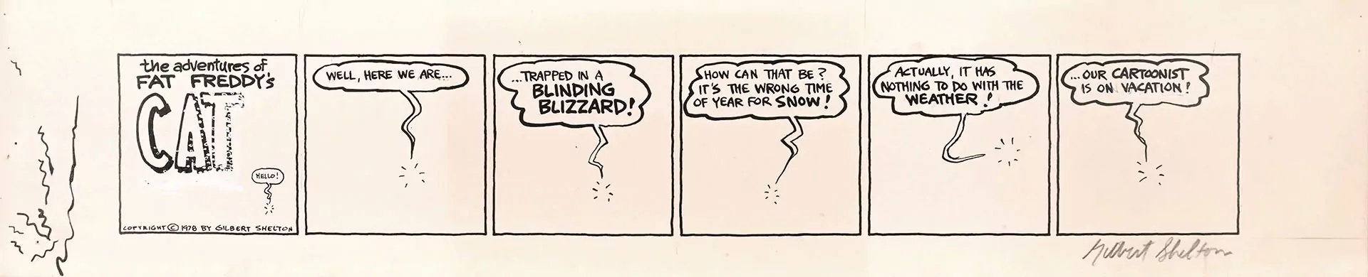 Gilbert SHELTON — Fat Freddy’s Cat Gilbert SHELTON — Fat Freddy’s Cat